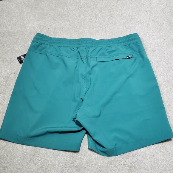 BILLABONG NWT Kai Hybrid Shorts 7" Unlined Lightweight Teal Pacific Used Men XXL - Picture 6 of 16